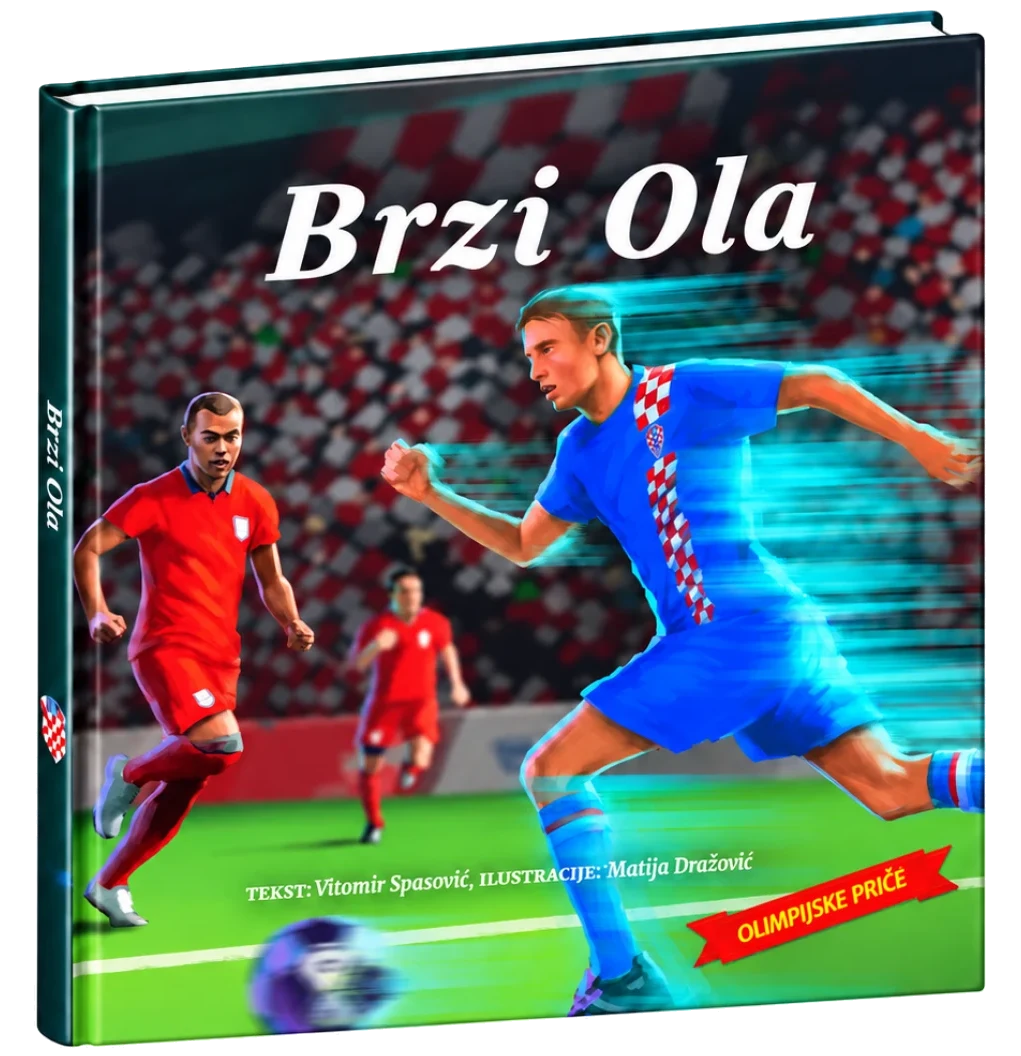 Slikovnica Brzi Ola iz paketa Hrvatski sportski junaci u tvrdom uvezu