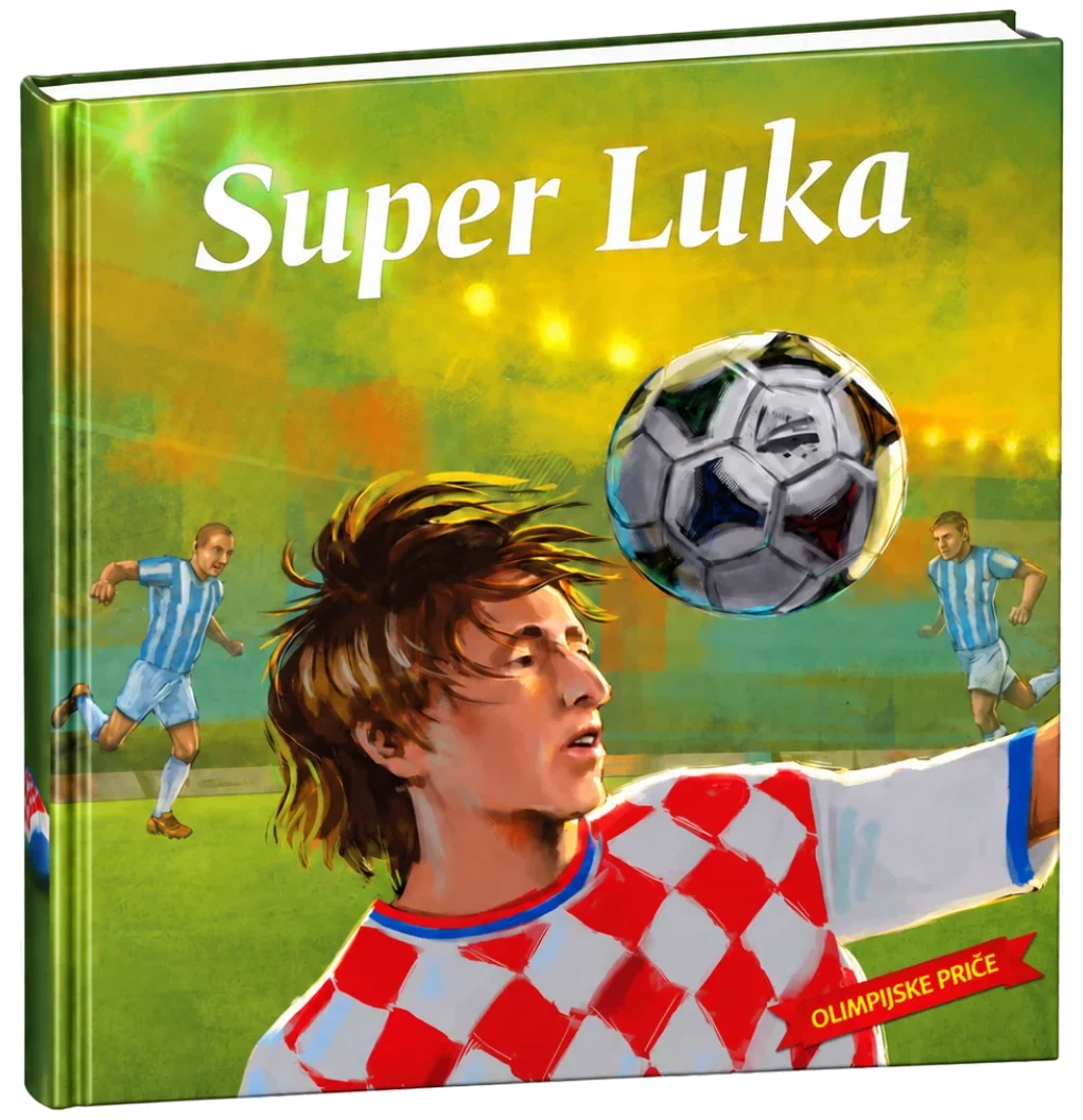 Slikovnica Super Luka iz paketa Hrvatski sportski junaci u tvrdom uvezu