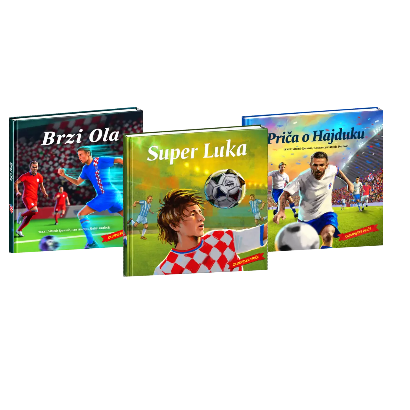 Paket B3 – tri slikovnice: Brzi Ola, Super Luka i Priča o Hajduku