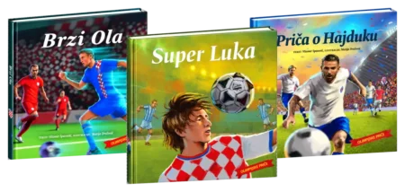 Paket B3 – tri slikovnice: Brzi Ola, Super Luka i Priča o Hajduku