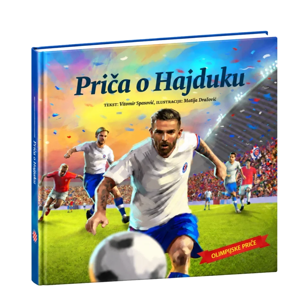 Slikovnica Priča o Hajduku iz paketa Hrvatski sportski junaci u tvrdom uvezu